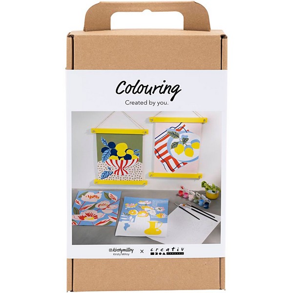 977795_01 DIY Kit farvelægning paint by numbers akrylmaling