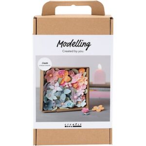 DIY Kit modellering blomster pastelfarver