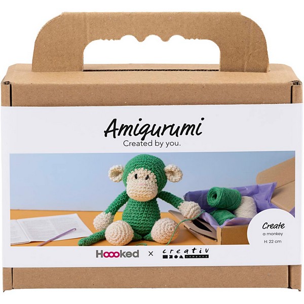 977877_01 DIY Kit amigurumi abe grøn off white